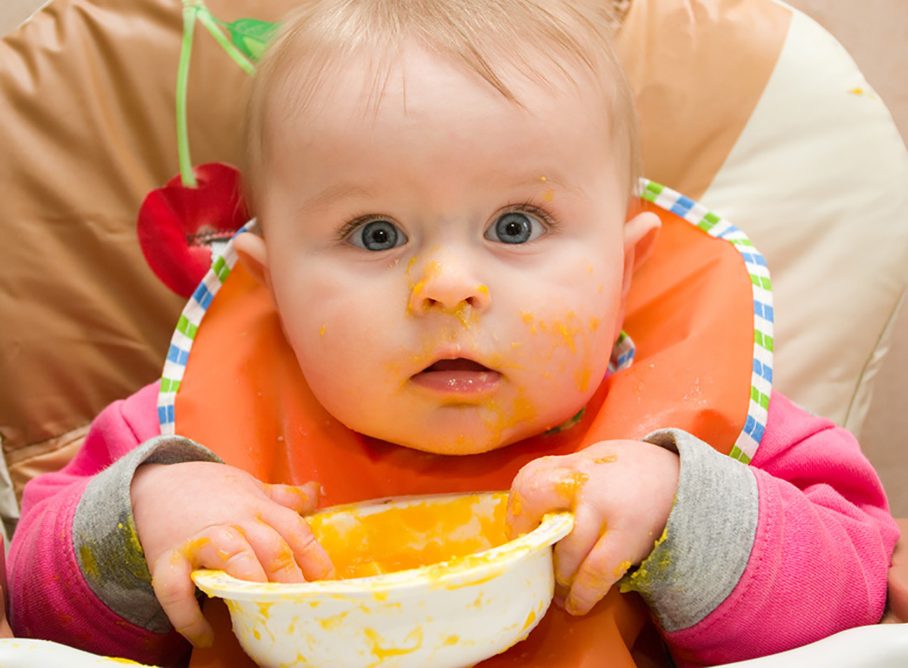 Menu type pour la semaine de bébé de 9 mois à 12 mois