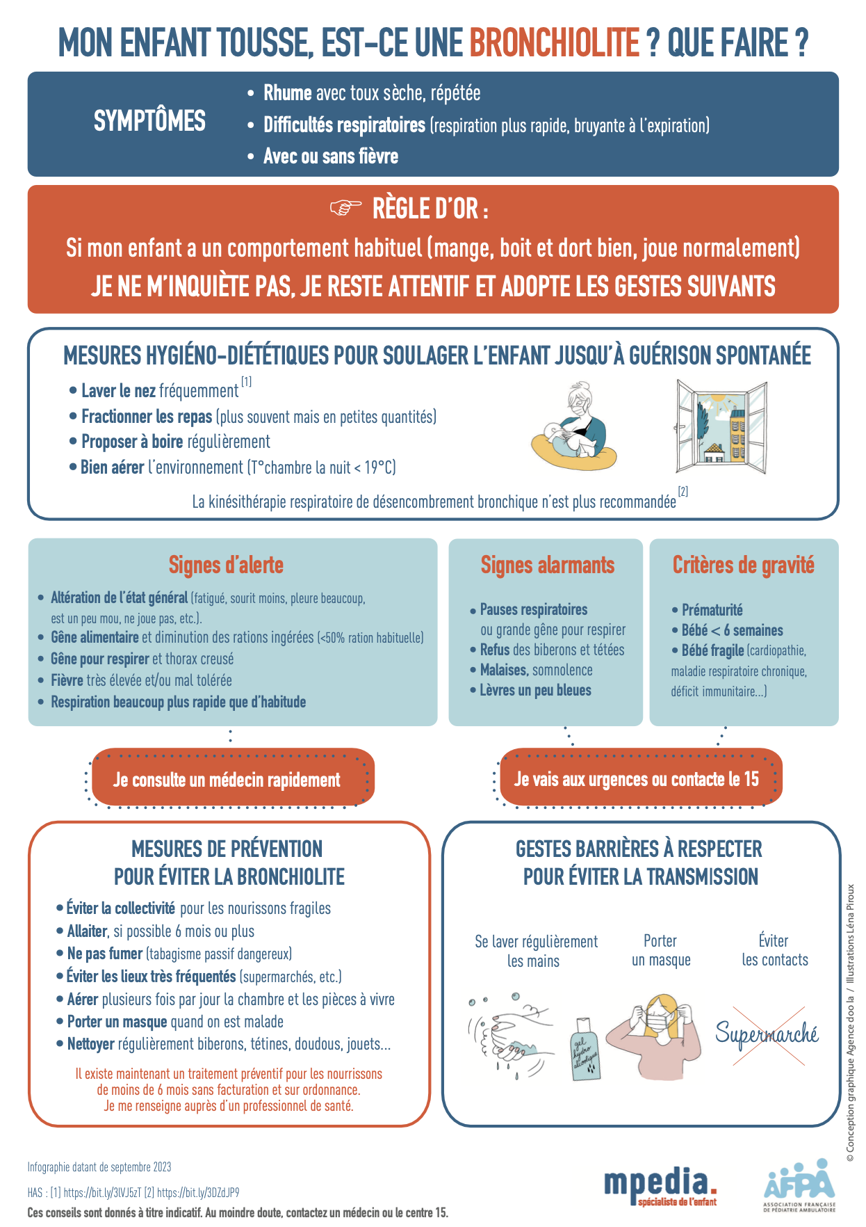 Bronchiolite du bébé : maladie respiratoire - mpedia.fr