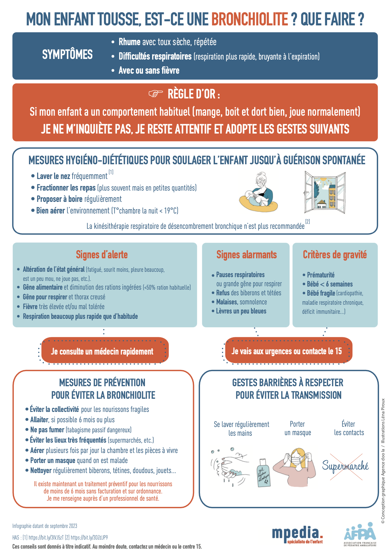 Bronchiolite bébé : l'épidémie se propage, 10 régions touchées