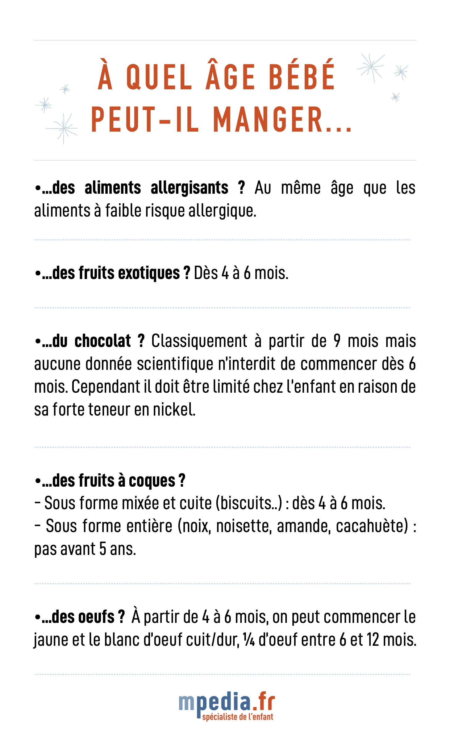 Pourquoi ne faut-il pas donner d'eau avant 6 mois ?