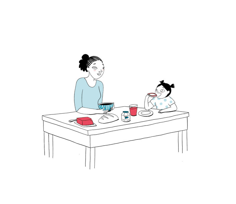 Défi écran petit déjeuner