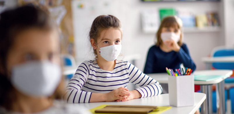 enfants et coronavirus, port du masque à l'école