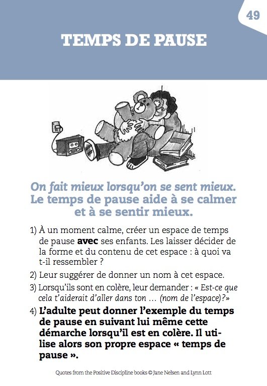 Pause, éducation positive, éditions Le Toucan, mpedia